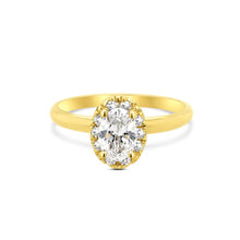 Load image into Gallery viewer, Oval Halo Ring LGD 0.50-3ct