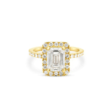 Load image into Gallery viewer, Rectangle Halo Ring LGD