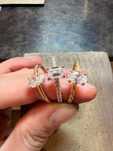 Load image into Gallery viewer, Eternity Rectangle Ring LGD  0.50-3ct