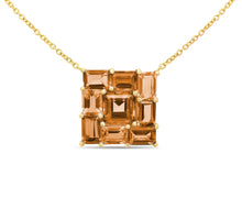 Load image into Gallery viewer, Mosaic Square Necklace