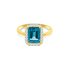 Load image into Gallery viewer, Mr. Big Ring Rectangle Halo Ring