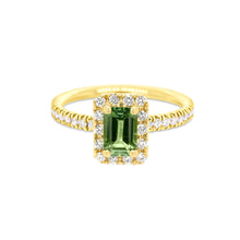 Load image into Gallery viewer, Rectangle Halo Ring