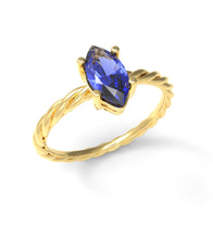 Load image into Gallery viewer, Twisted Marquise Ring