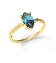 Load image into Gallery viewer, Twisted Marquise Ring