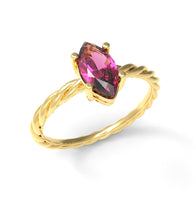 Load image into Gallery viewer, Twisted Marquise Ring