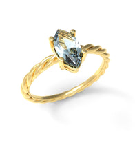 Load image into Gallery viewer, Twisted Marquise Ring