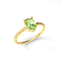 Load image into Gallery viewer, Twisted Oval Ring