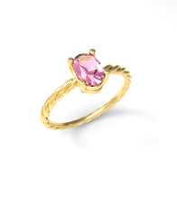 Load image into Gallery viewer, Twisted Oval Ring