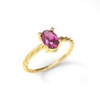 Load image into Gallery viewer, Twisted Oval Ring