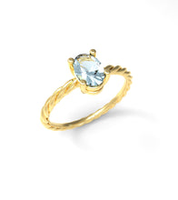 Load image into Gallery viewer, Twisted Oval Ring