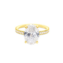 Load image into Gallery viewer, Eternity Oval Ring LGD 0.50-3ct