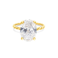 Load image into Gallery viewer, Twisted Oval Ring LGD 0.50-3ct