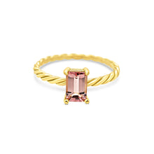 Load image into Gallery viewer, Twisted Rectangle Ring