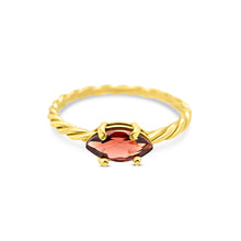 Load image into Gallery viewer, Twisted Marquise Horizontal Ring