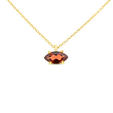 Load image into Gallery viewer, Necklace Marquise Horizontal