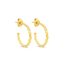 Load image into Gallery viewer, Twisted Earrings Small