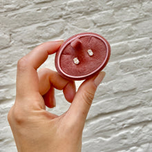 Load image into Gallery viewer, Oval Necklace & Stud Box