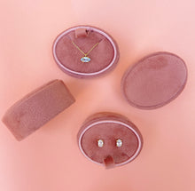 Load image into Gallery viewer, Oval Necklace & Stud Box