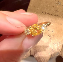 Load image into Gallery viewer, 3 Stones Ring LGD