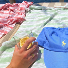 Load image into Gallery viewer, The design of our Deco Ring is inspired by the Art Deco movement. This is our modern interpretation to a classic piece. The horizontal rectangle gemstone gives this ring a powerful character. Our Deco Ring is the perfect everyday accessory.  Gemstone in this picture: Peridot.