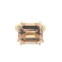 Load image into Gallery viewer, One-of-a-kind Morganite Eternity Ring
