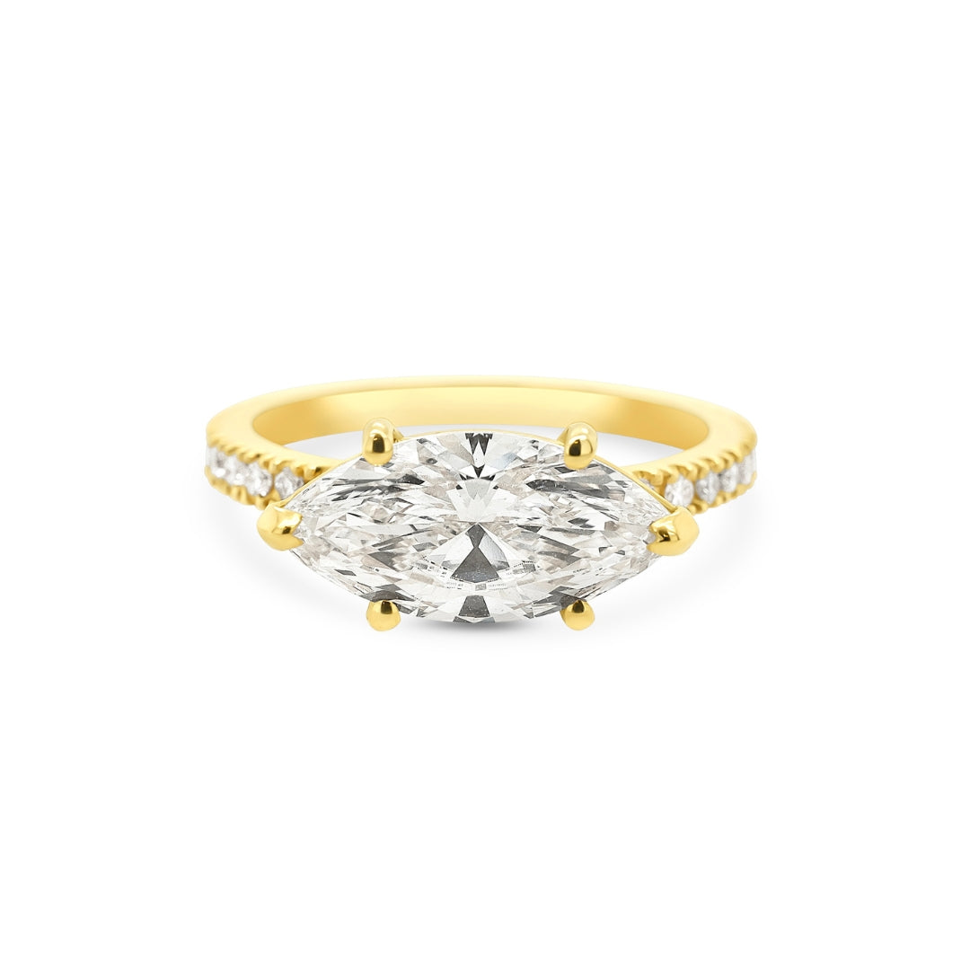Eternity Marquise Horizontal Ring LGD 0.50-3ct