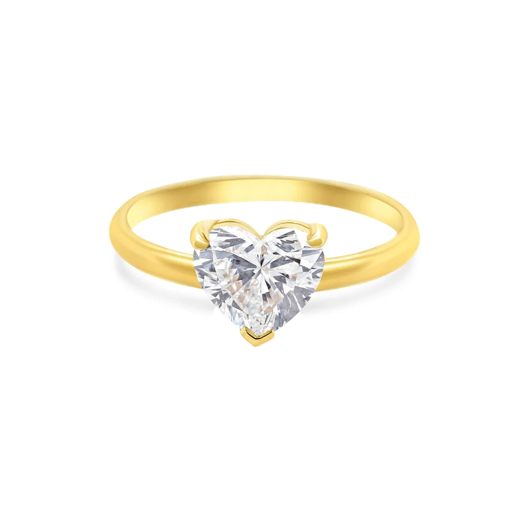 Classic Heart Ring LGD 0.5-3ct