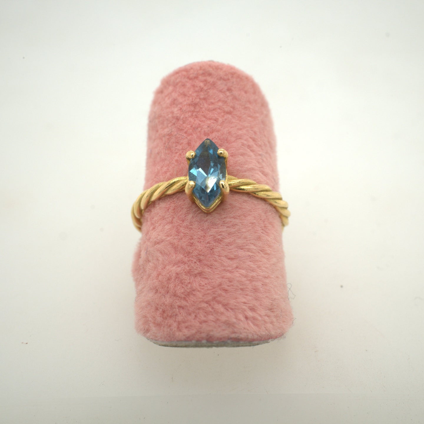 Twisted Marquise London Blue Topaz Size 50