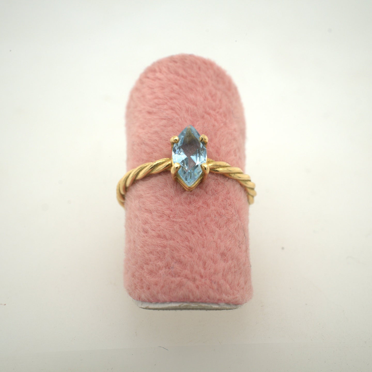 Twisted Marquise Sky Blue Topaz Size 49