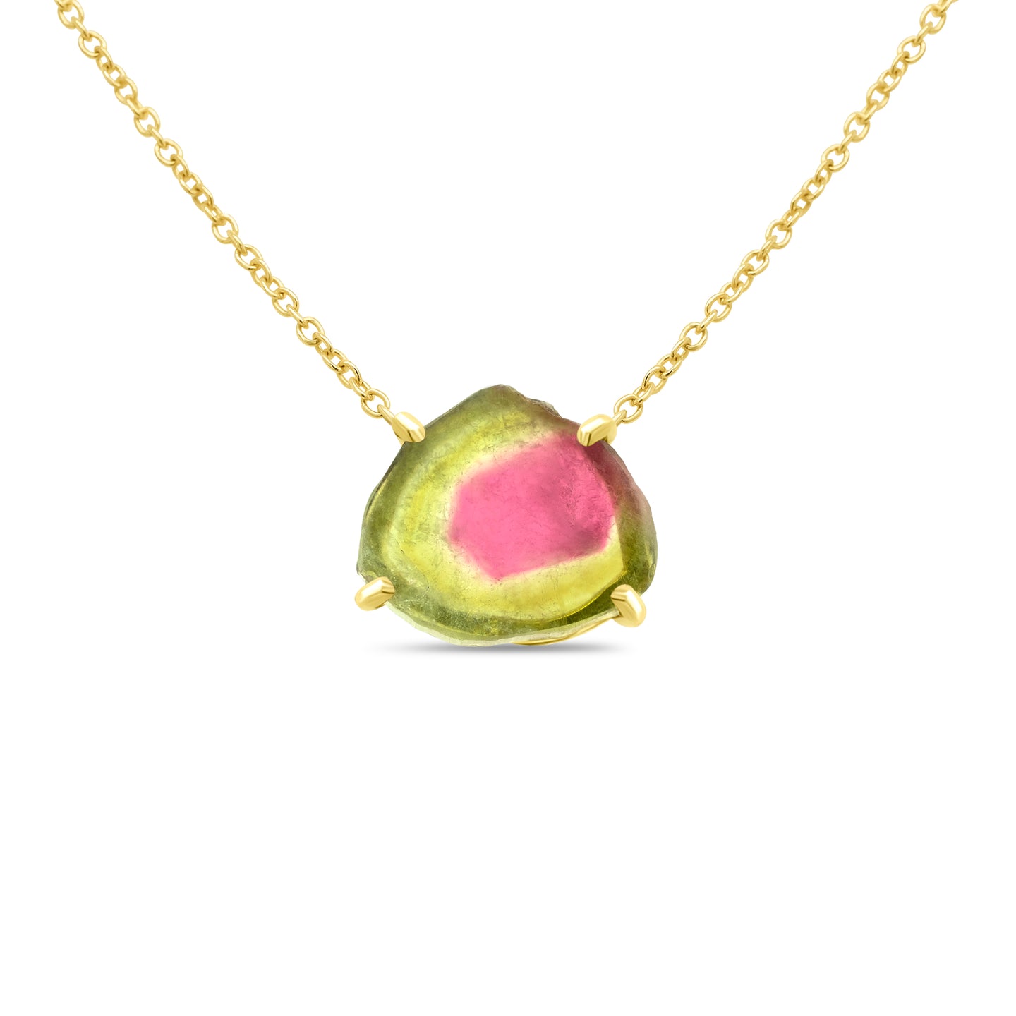 One-of-a-kind Watermelon Tourmaline Necklace
