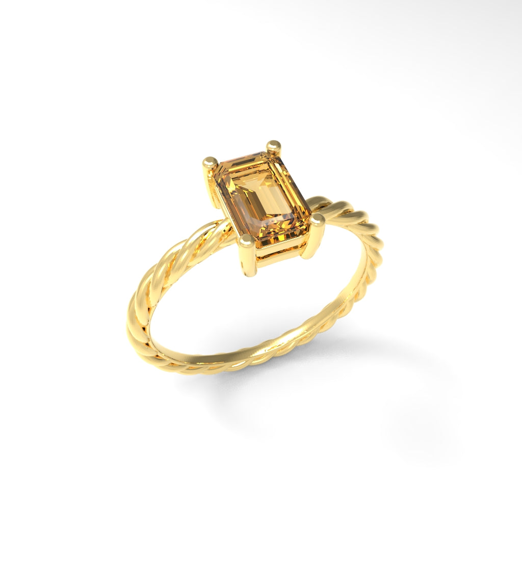 Twisted Rectangle Ring