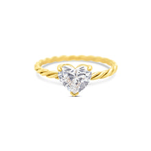 Load image into Gallery viewer, Heart Ring Lab Grown Diamond
