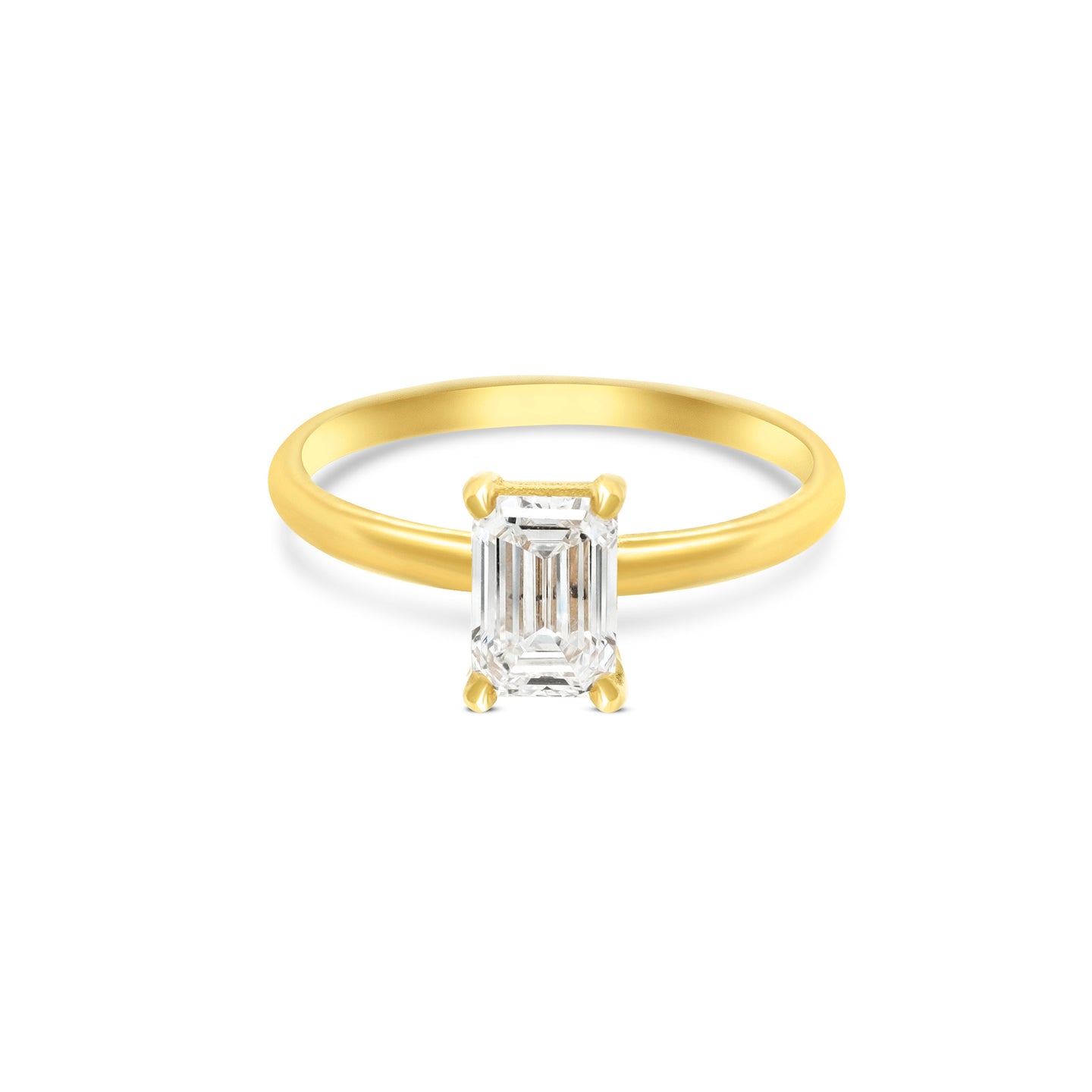 Classic Rectangle Ring LG Diamond 0.5-1ct