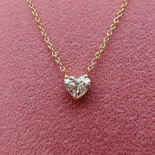 Load image into Gallery viewer, Heart Necklace Lab Grown Diamond
